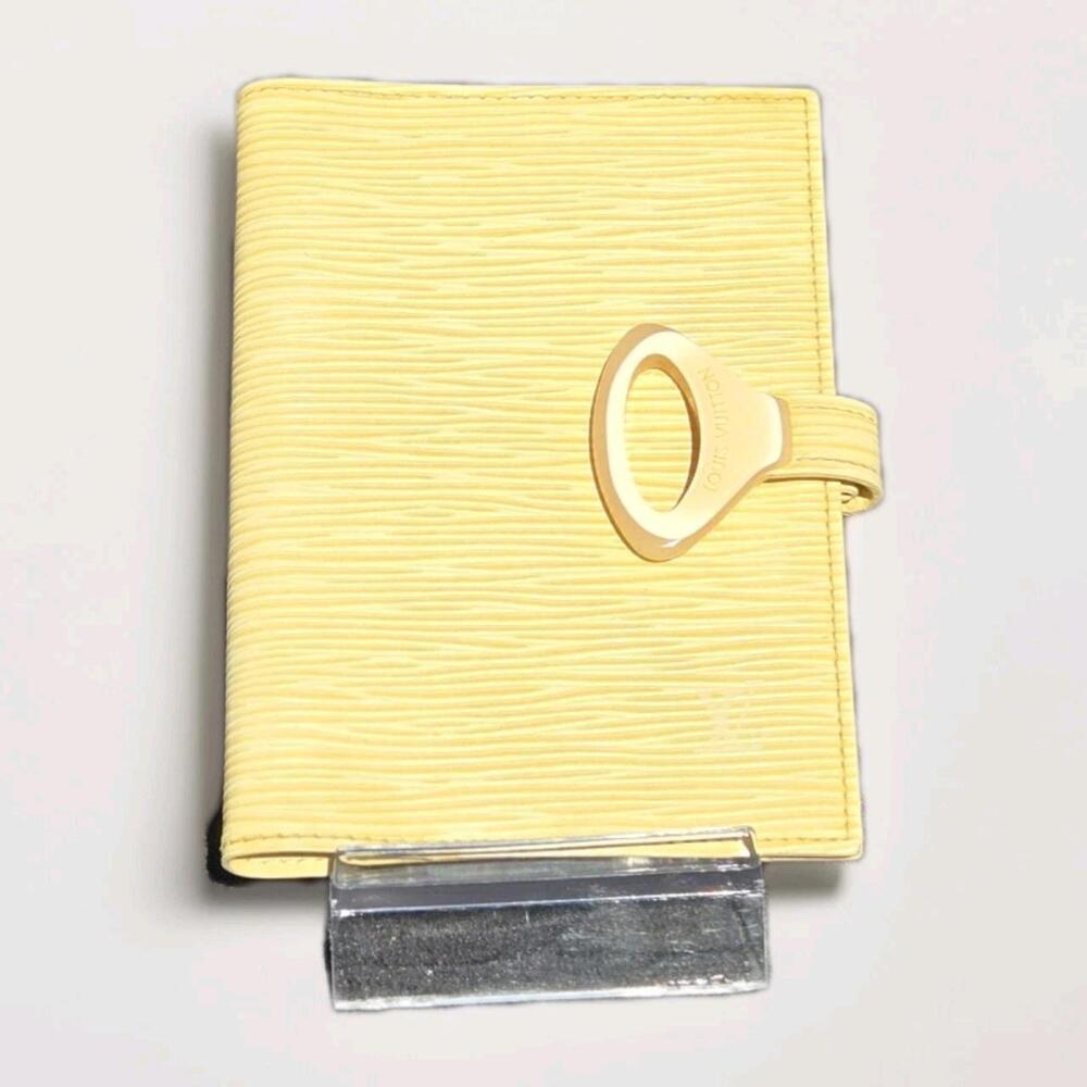 ✨️RARE✨️ Louis Vuitton Fonctunial Epi Z Clip PM Agenda w/ generic refill paper